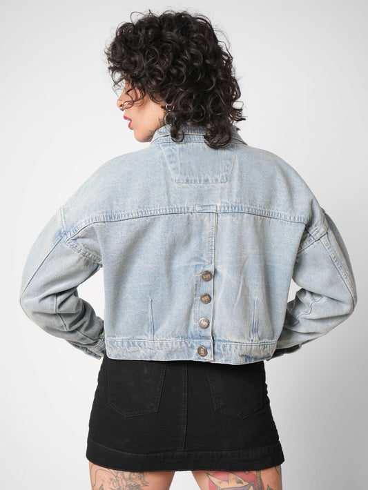 CHAQUETA CLASICA MORA AZUL MORPHOSIS