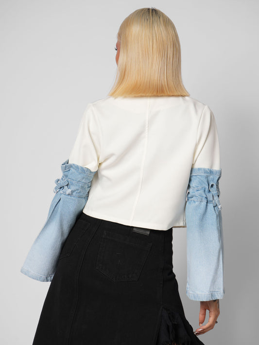 BLAZER MORGAN BLANCO