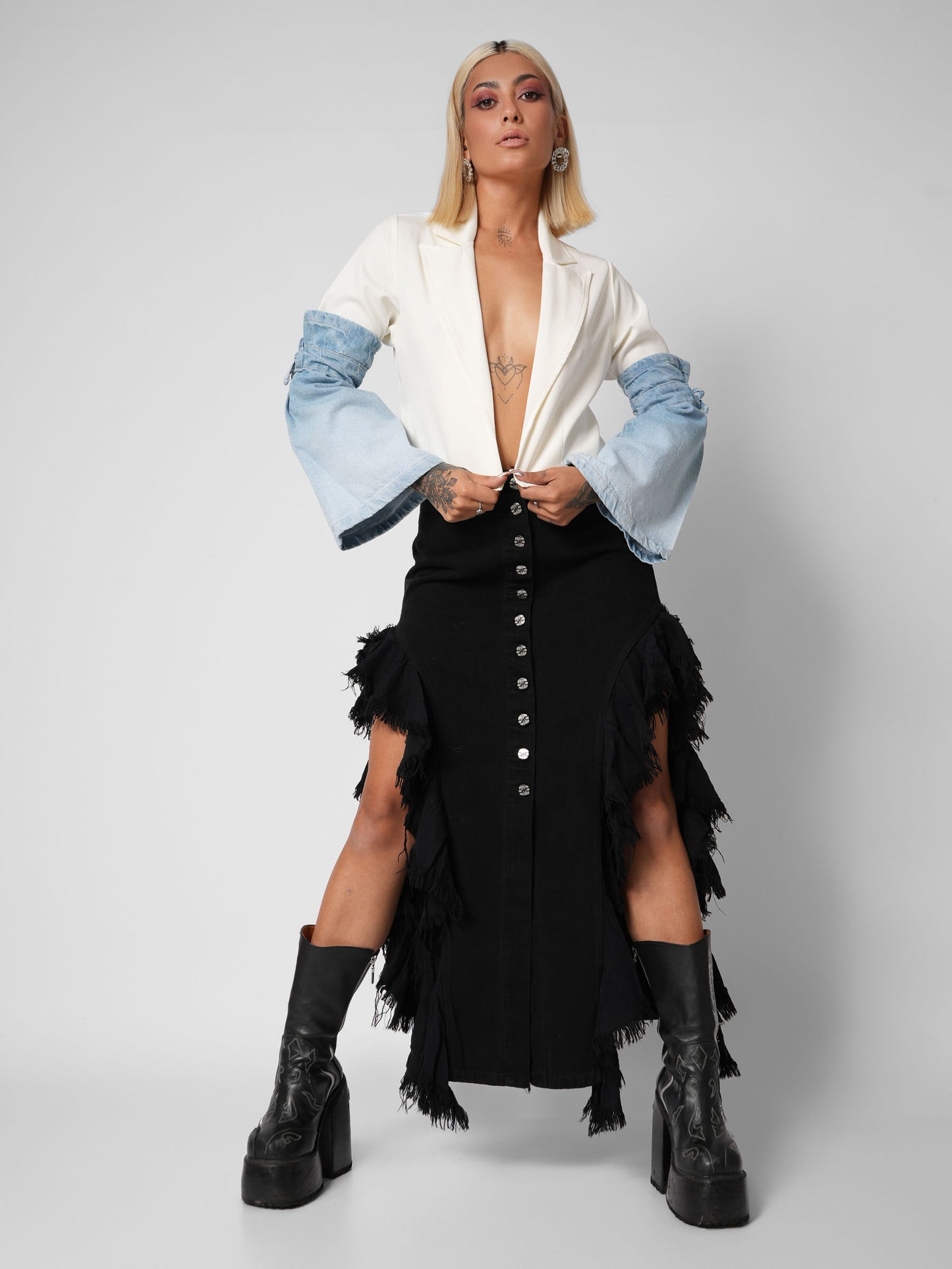 BLAZER MORGAN BLANCO