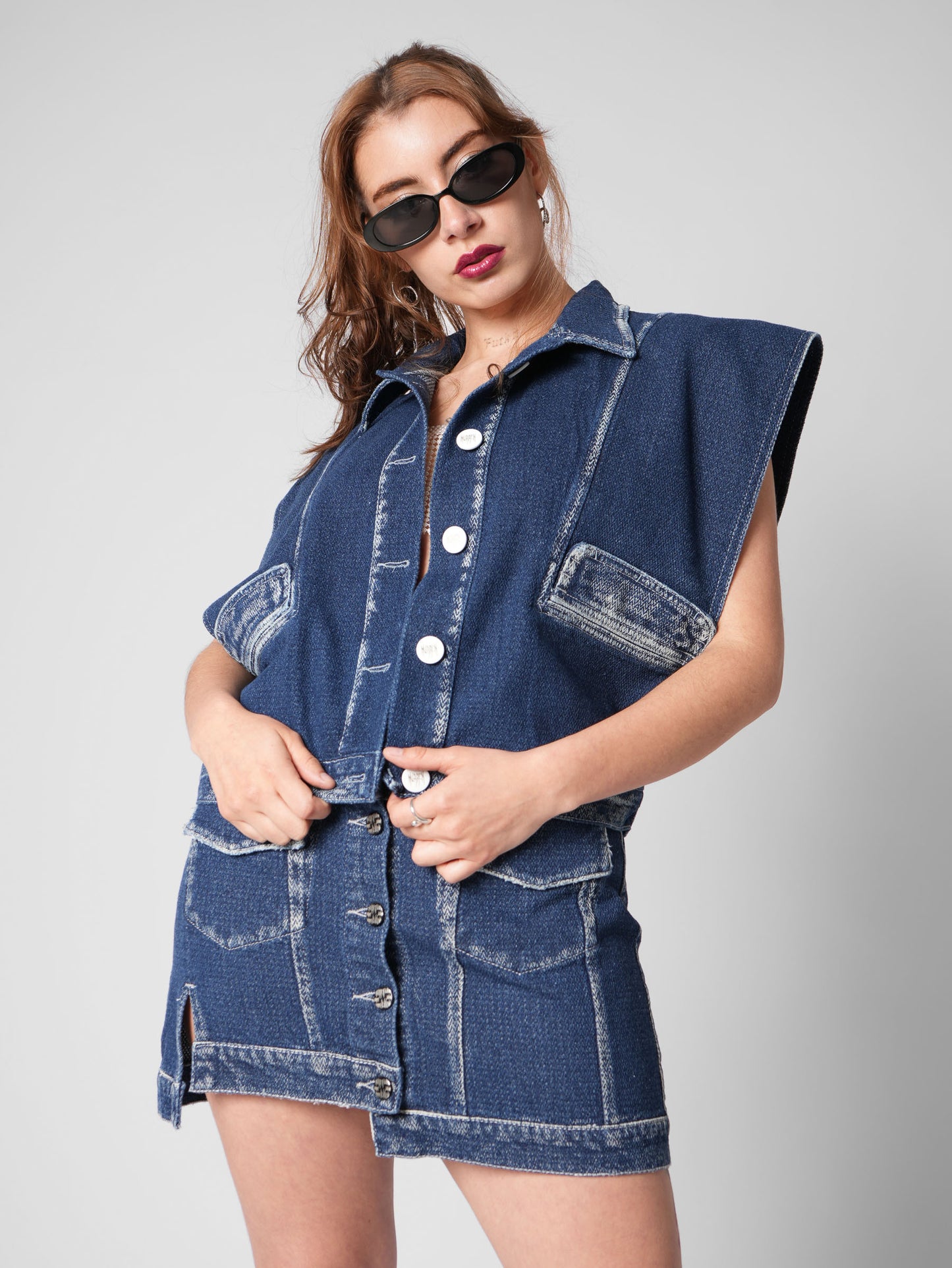 CHALECO DENIM OAXACA ESPIN