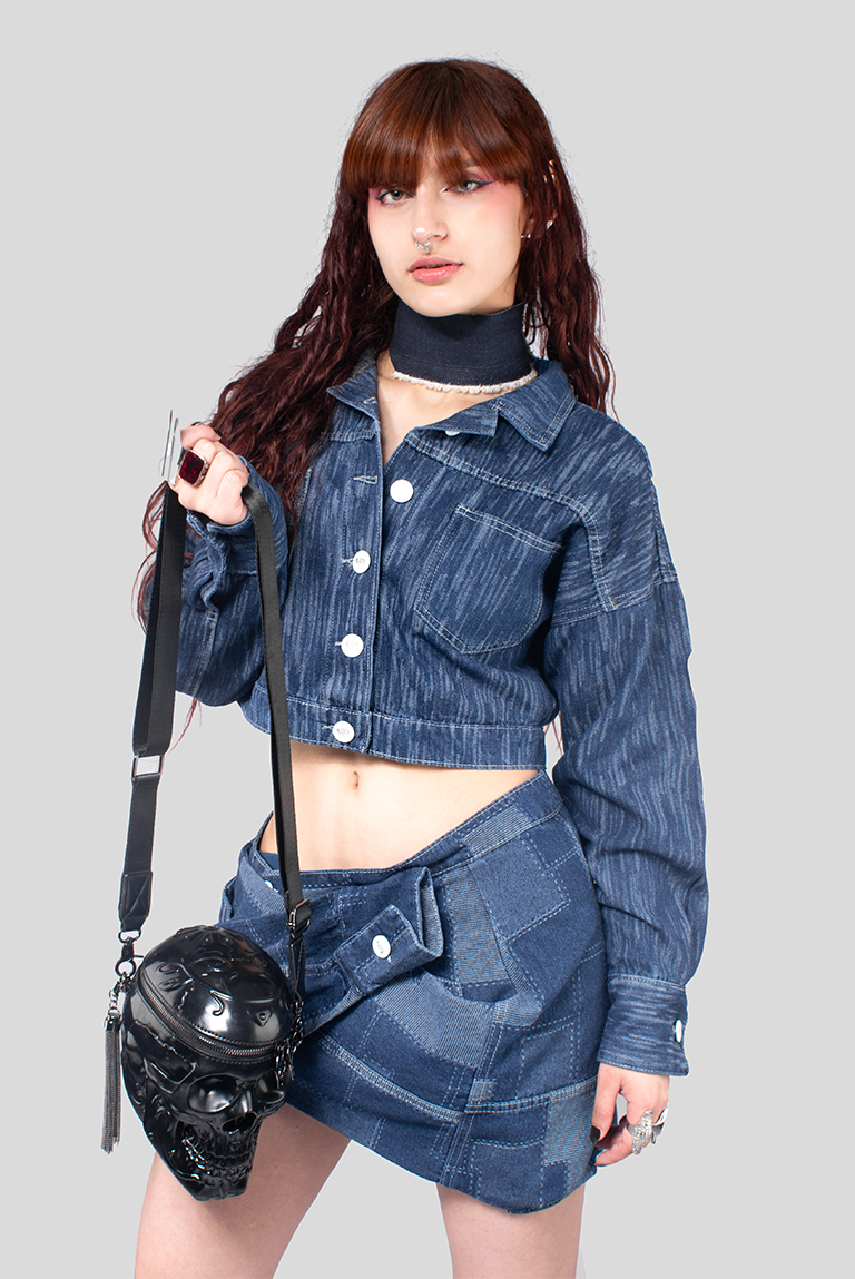 CHAQUETA DENIM MORFEO RAYAS