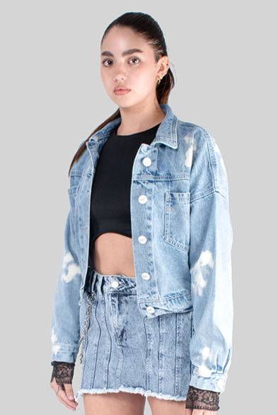 CHAQUETA DENIM OVER CLASICA