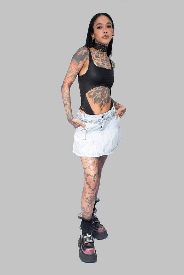 FALDA URANO DENIM