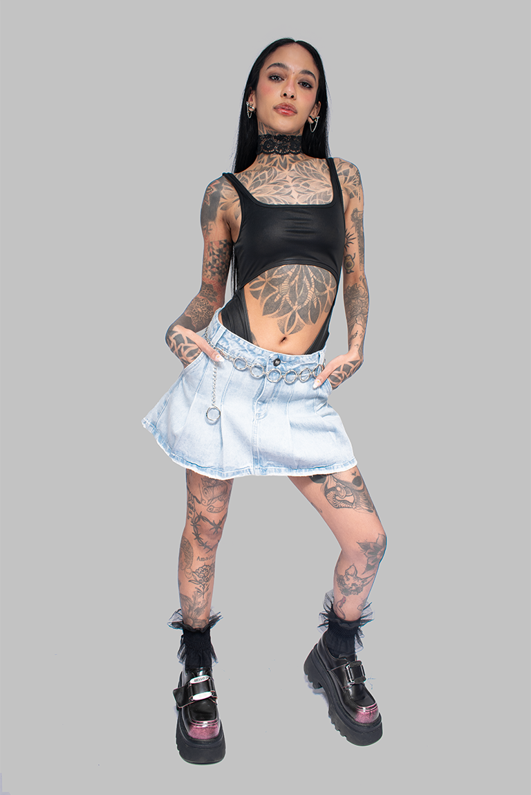 FALDA URANO DENIM