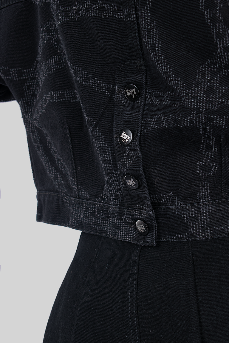 CHAQUETA DENIM LAZER CADENAS