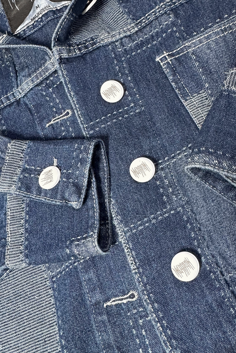 CHAQUETA DENIM MORFEO CUADROS
