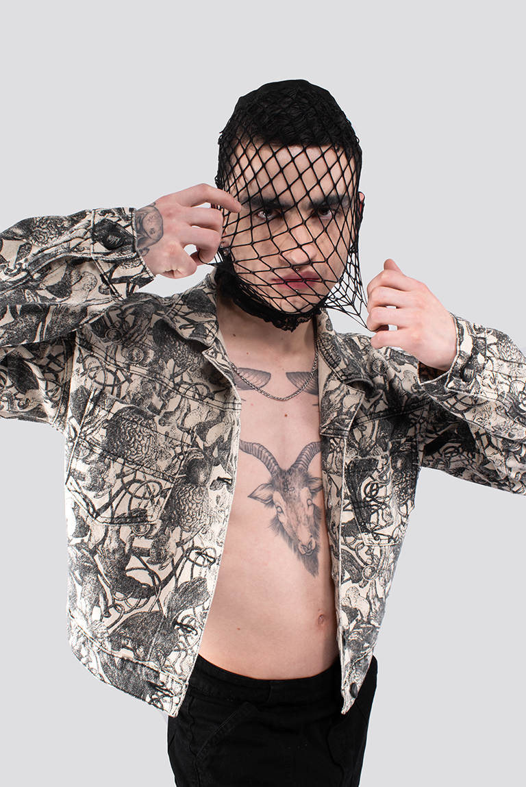 CHAQUETA DENIM ESTAMPADA PENSANTE MEN
