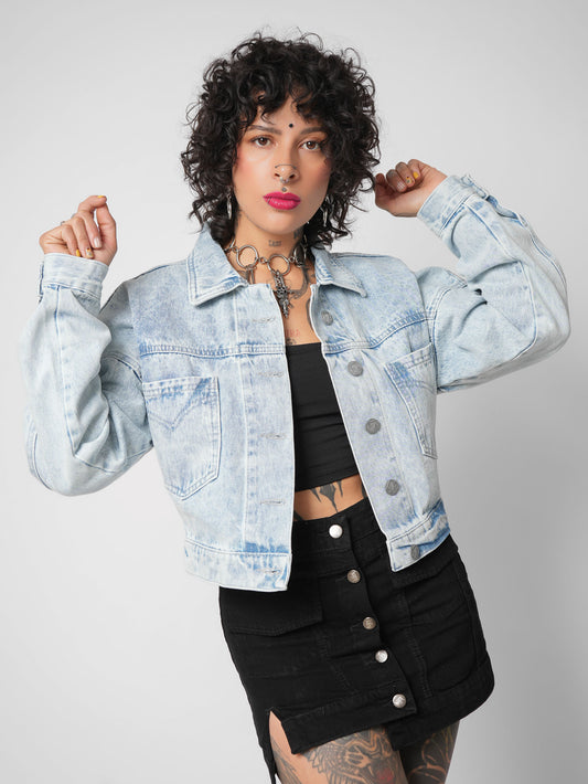 CHAQUETA CLASICA AZUL HIELO MORPHOSIS