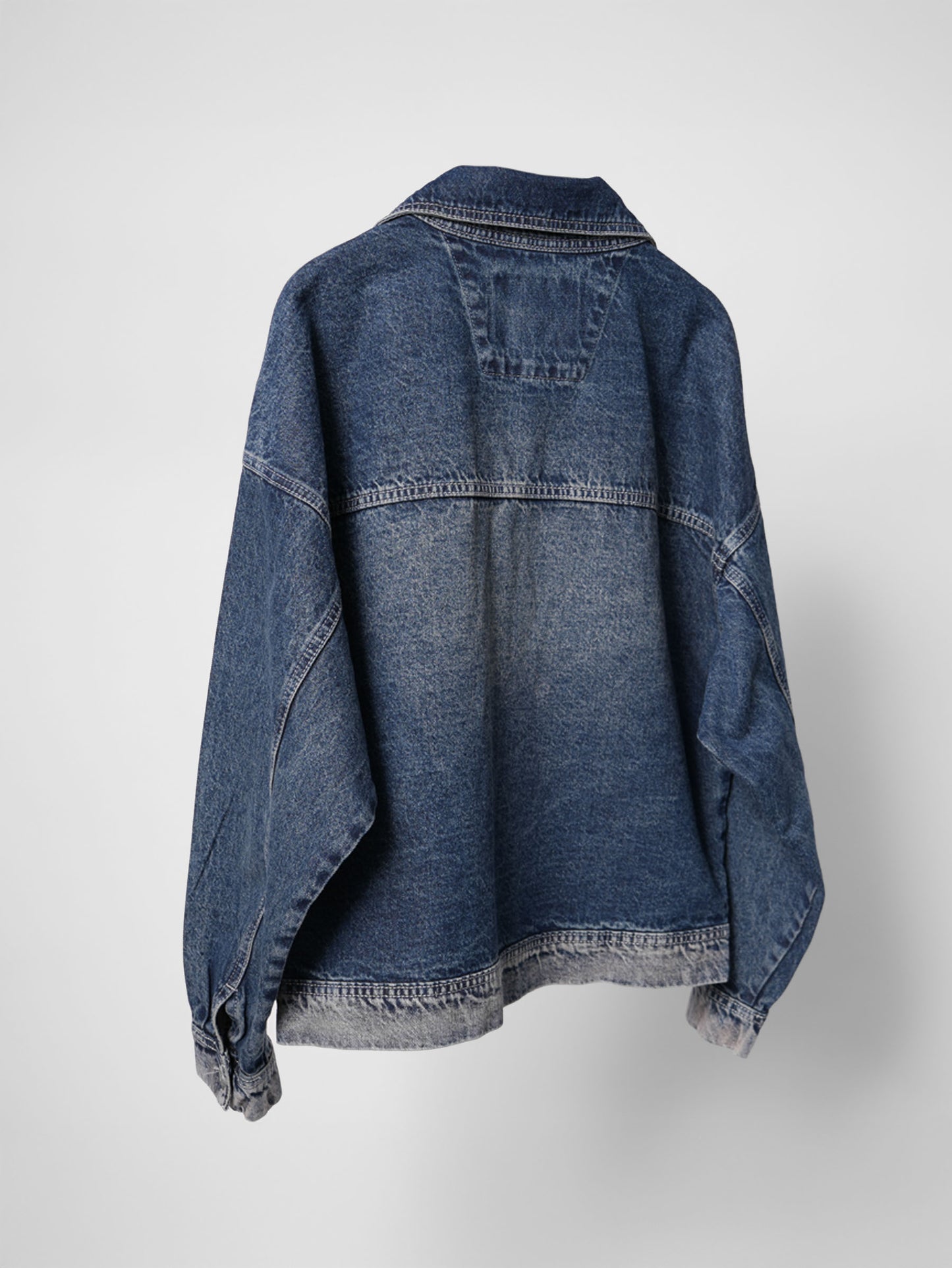 CHAQUETA OVER CLÁSICA AZUL VINTAGE MORPHOSIS