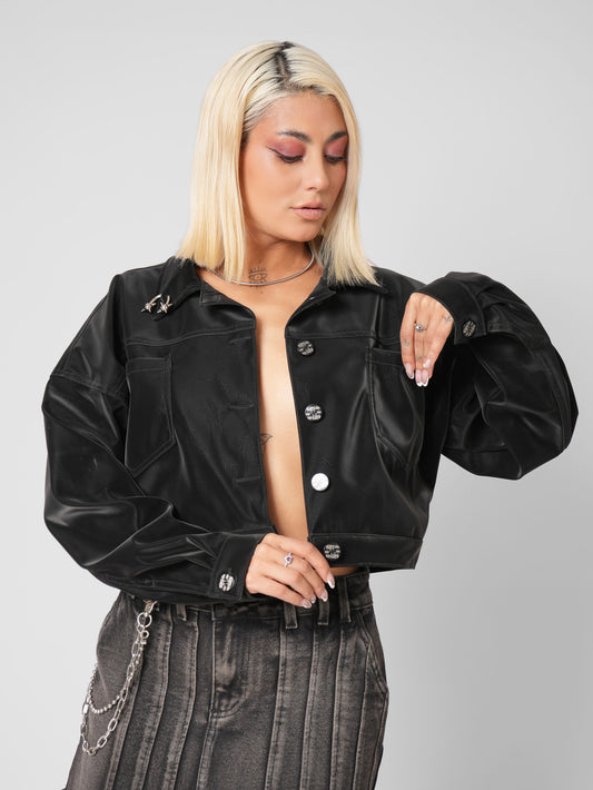 CHAQUETA CUERINA GAMUSA