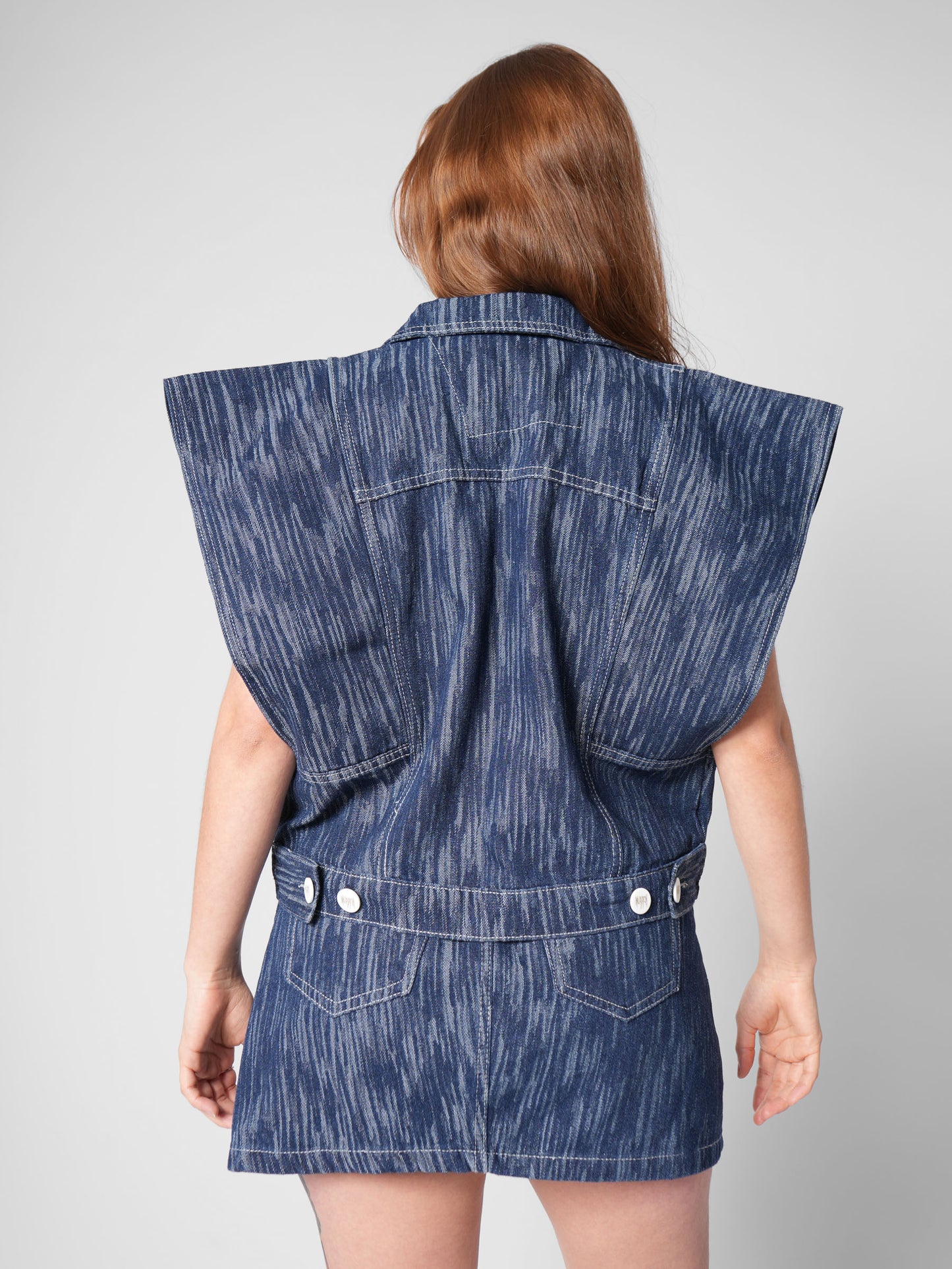 CHALECO DENIM OAXACA AZUL OSC
