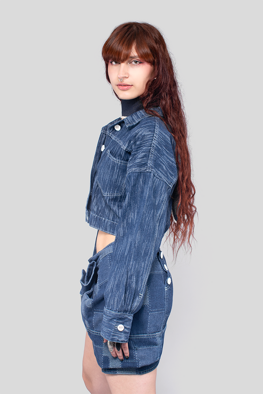 CHAQUETA DENIM MORFEO RAYAS