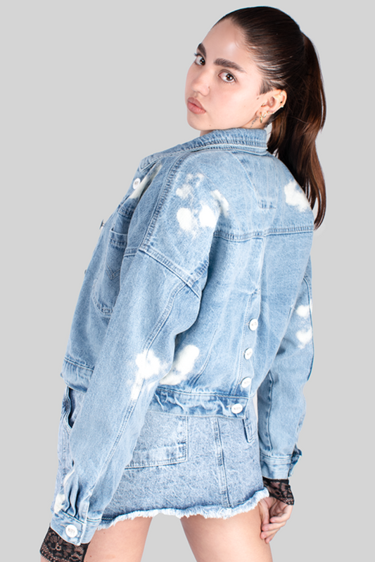 CHAQUETA DENIM OVER CLASICA