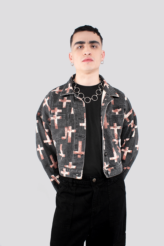 CHAQUETA DENIM ESTAMPADA MERIDA MEN