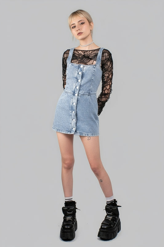 VESTIDO SATURNO EN DENIM