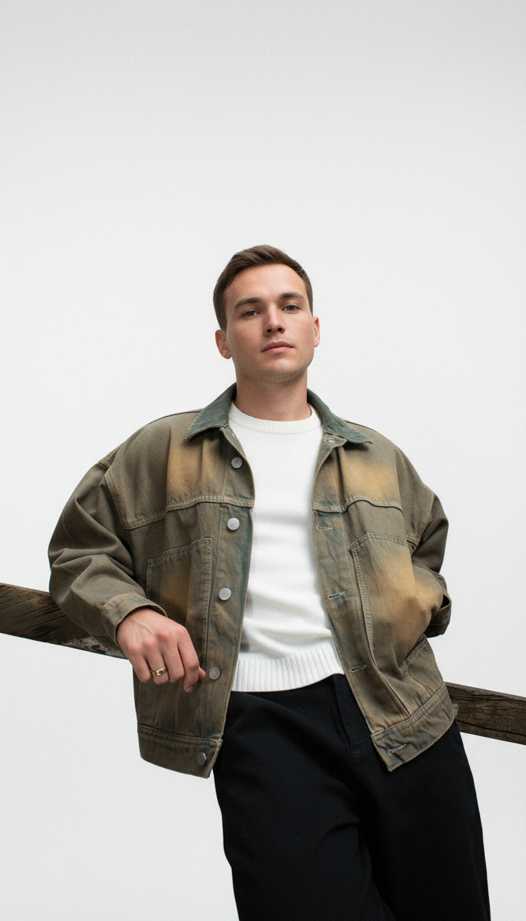 CHAQUETA UNISEX CLASSIC OCRE