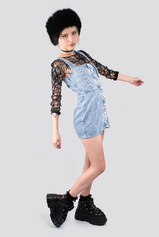 VESTIDO SATURNO EN DENIM