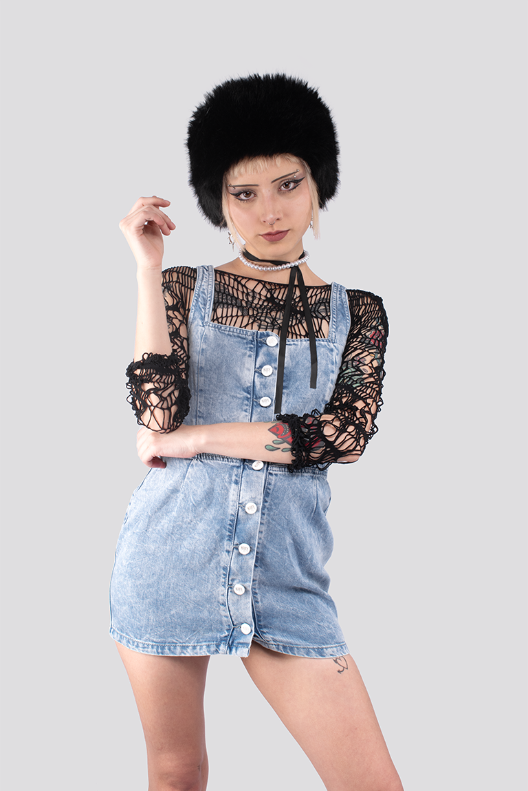 VESTIDO SATURNO EN DENIM