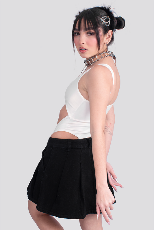 BODY EN CUERINA BLANCO BERLYN