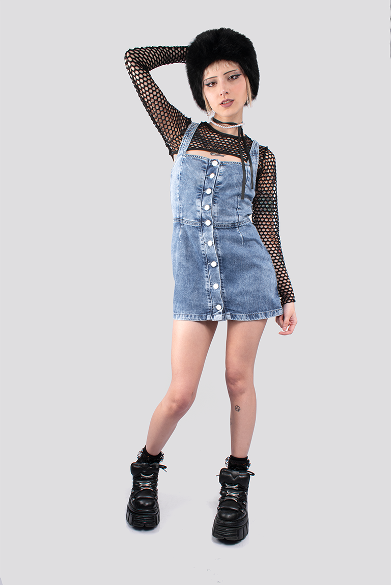 VESTIDO SATURNO EN DENIM