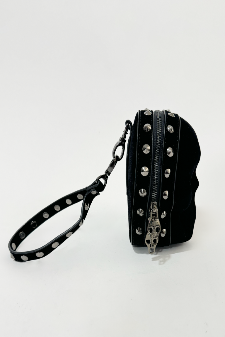 BOLSO SKULL GAMUZA